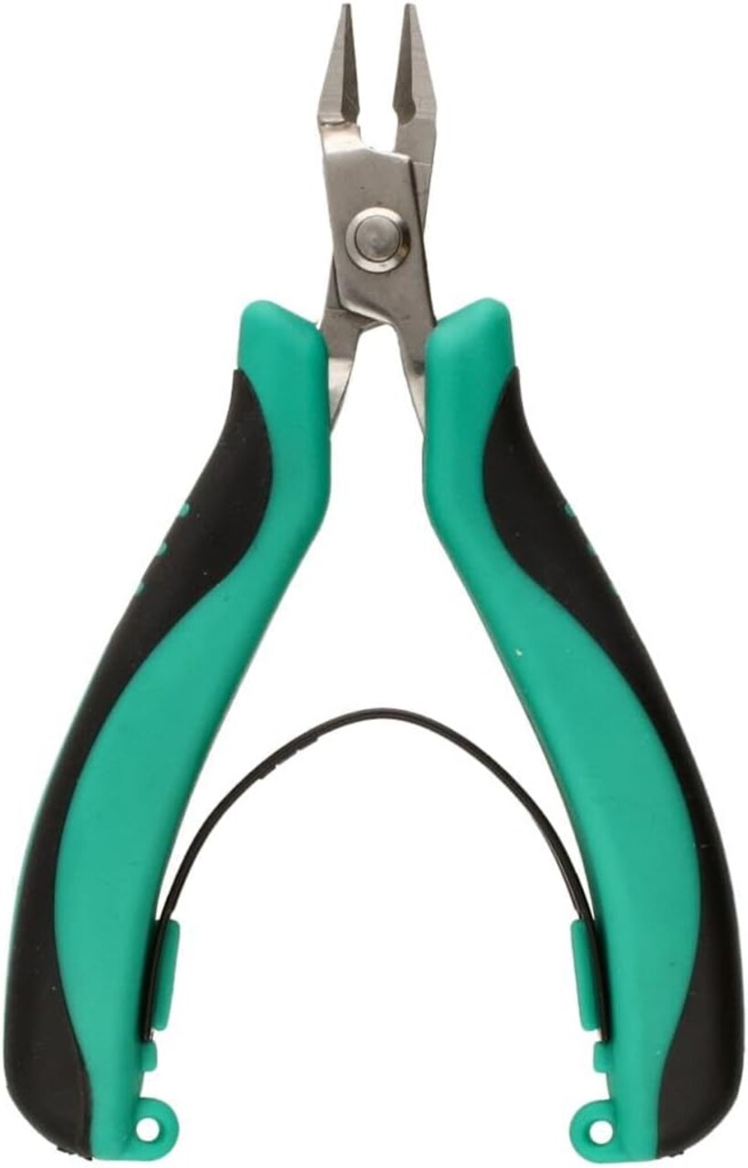 The Beadsmith Side Cutter Tool – Micro Grip Series – Comfortable Handle with Spring Action Design, Fine Polished Stainless-Steel Head, Quality Tool for Jewelry Making